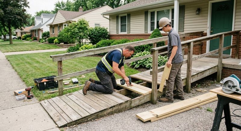 Handicap Ramp Repair in Alpharetta, GA