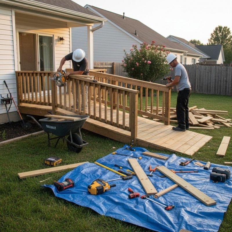 Handicap Ramp Repair in Conroe, TX
